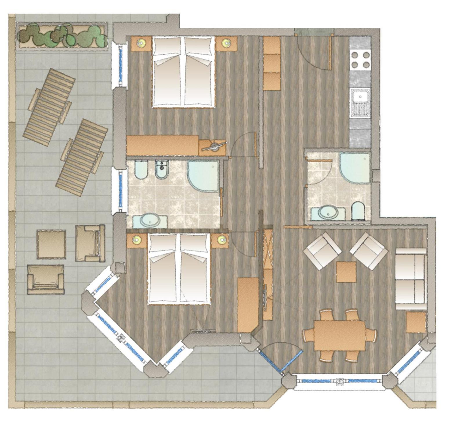 Santa Cristina Val Gardena Apartments Belaval מראה חיצוני תמונה